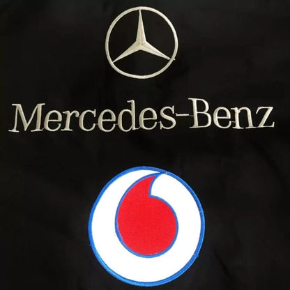 F1 VINTAGE MERCEDS BENZ JACKET BLACK