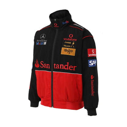 F1 VINTAGE MERCEDS BENZ JACKET RED BLACK