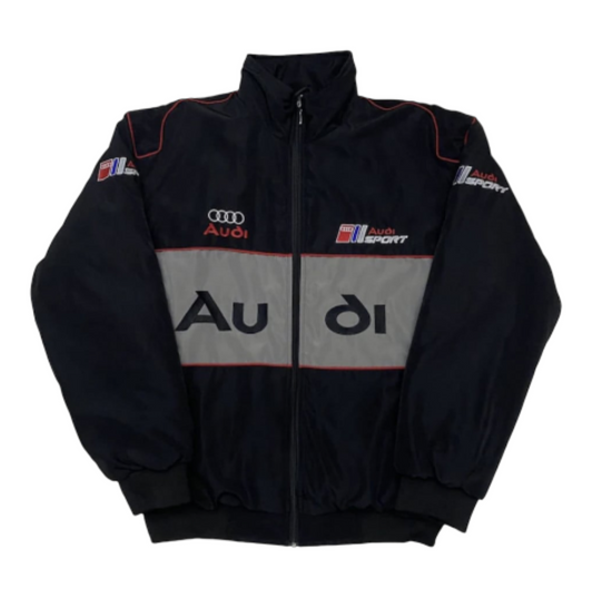 F1 VINTAGE AUDI JACKET BLACK GREY