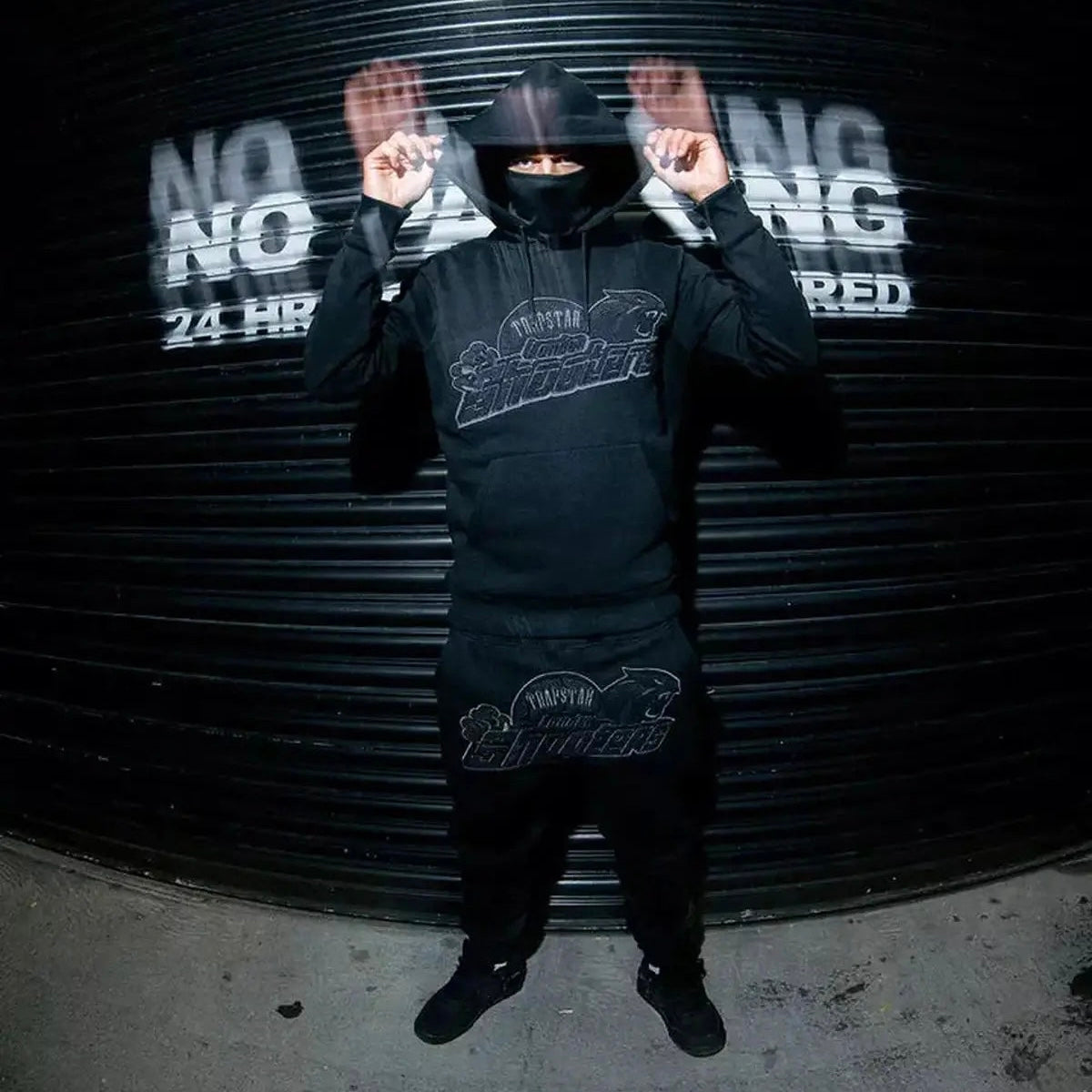 Trapstar Shooters Blackout Monochrome Tracksuit