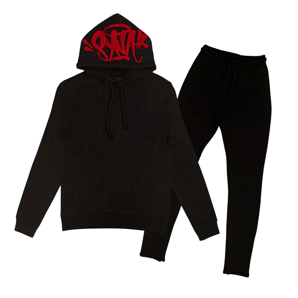 Syna World Tracksuit- Black/Red