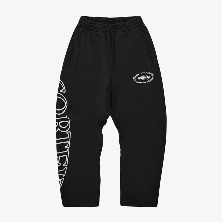 Corteiz Superior Royale Zip Jogger- Black