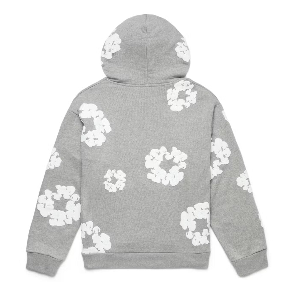 Denim Tears Hoodie- Grey/White