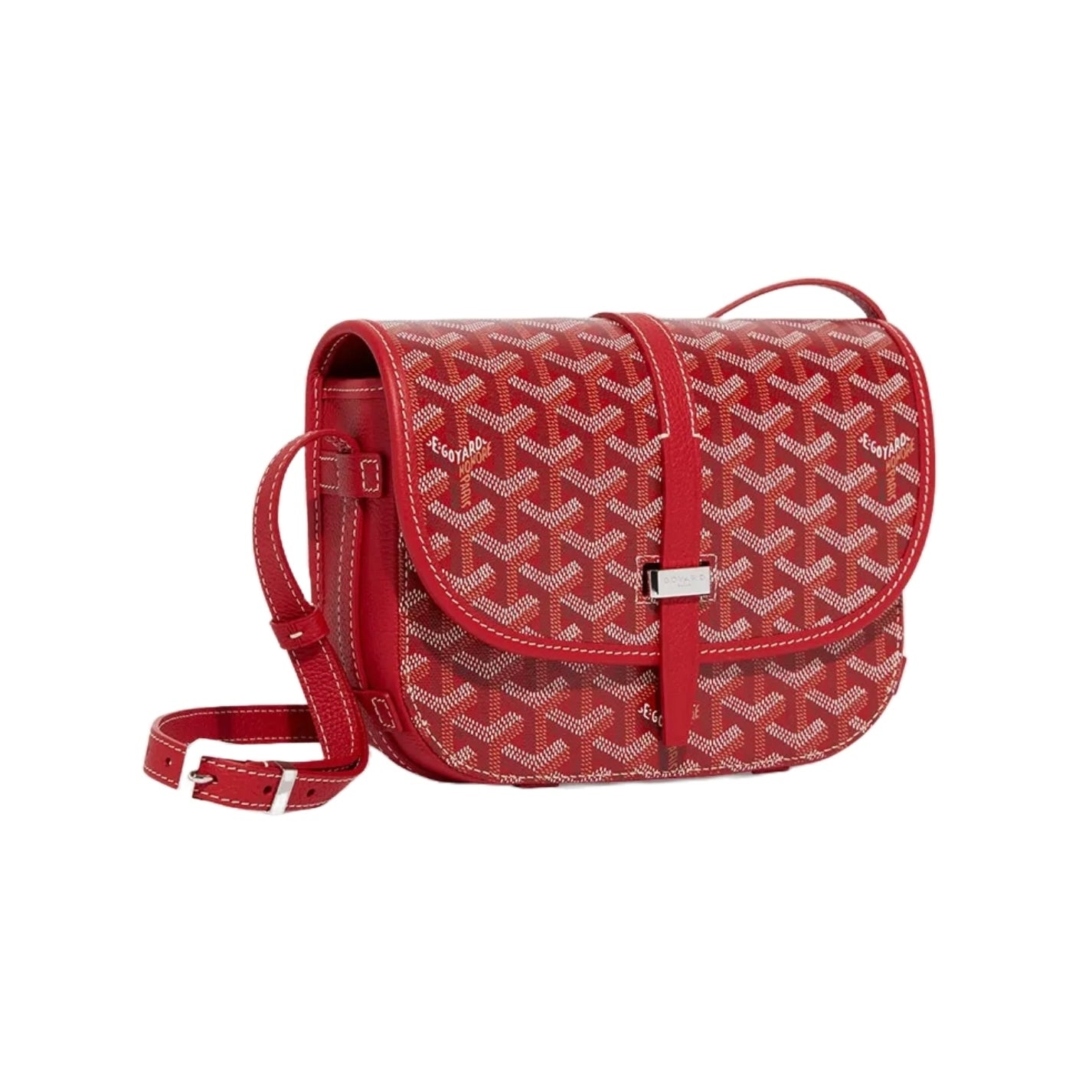 Goyard Belvedere || Red Pm Messenger Bag