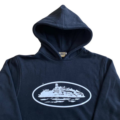 Corteiz Black Alcatraz Hoodie