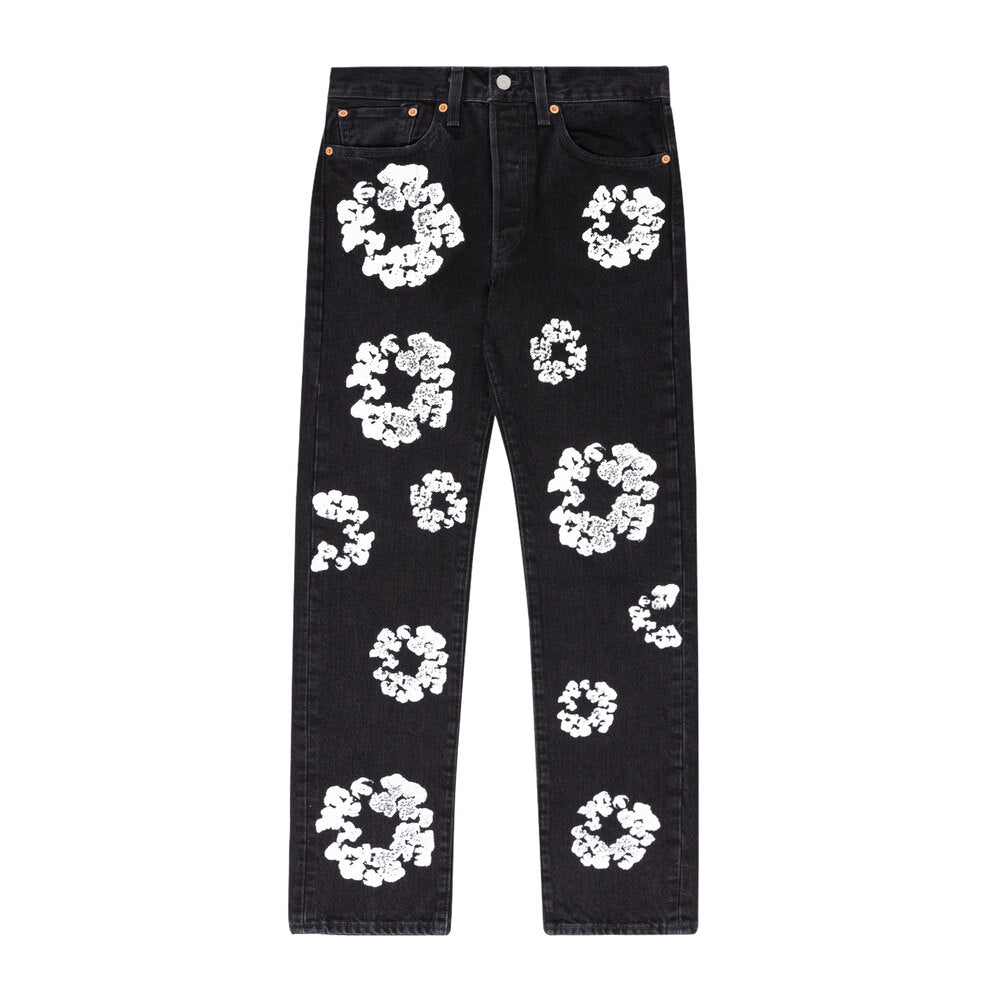 Denim tears X Levi’s Cotton Wreath Jeans- Black