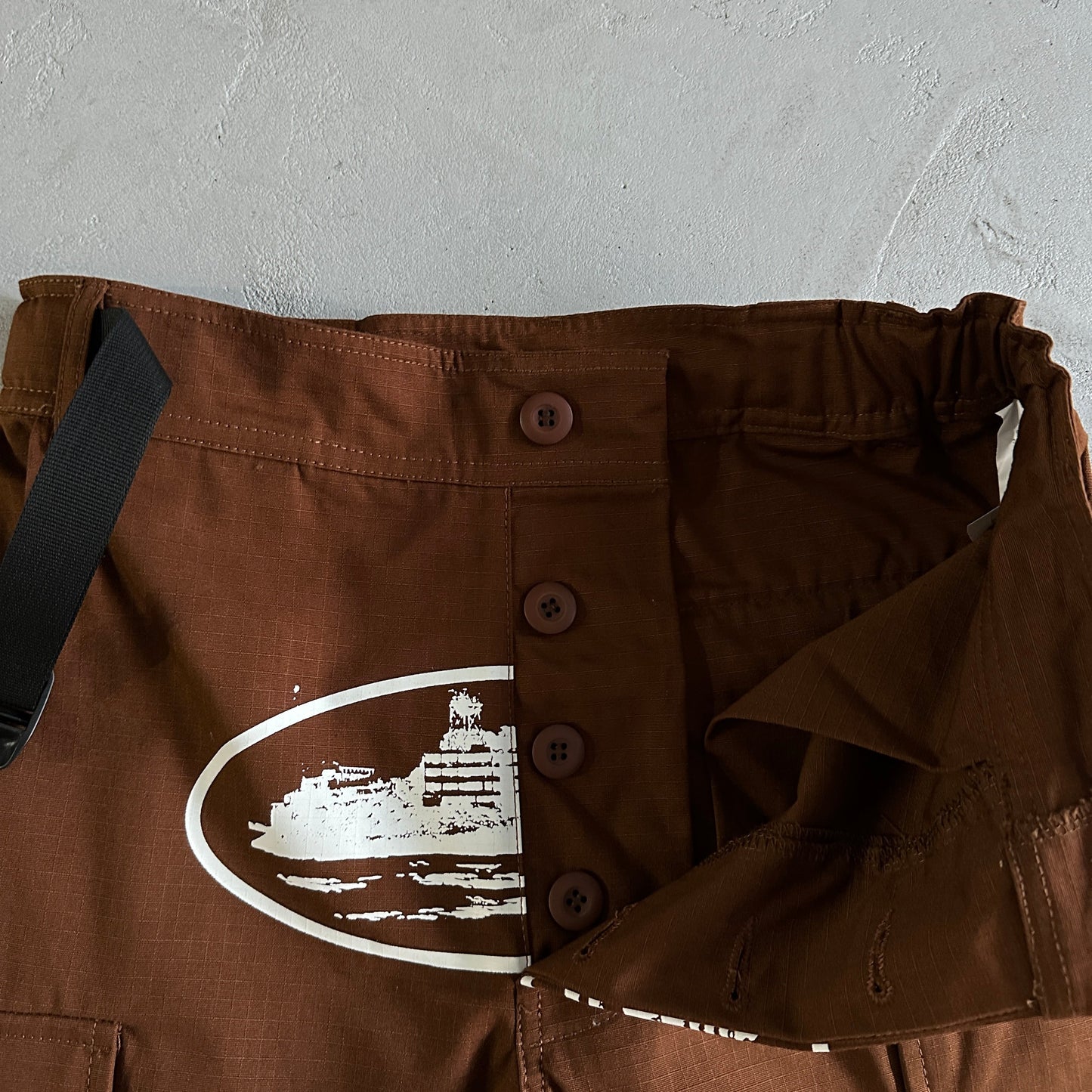 Corteiz Guerillaz* Cargo Pants Brown