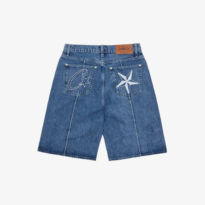 Corteiz C Star Jeans Shorts