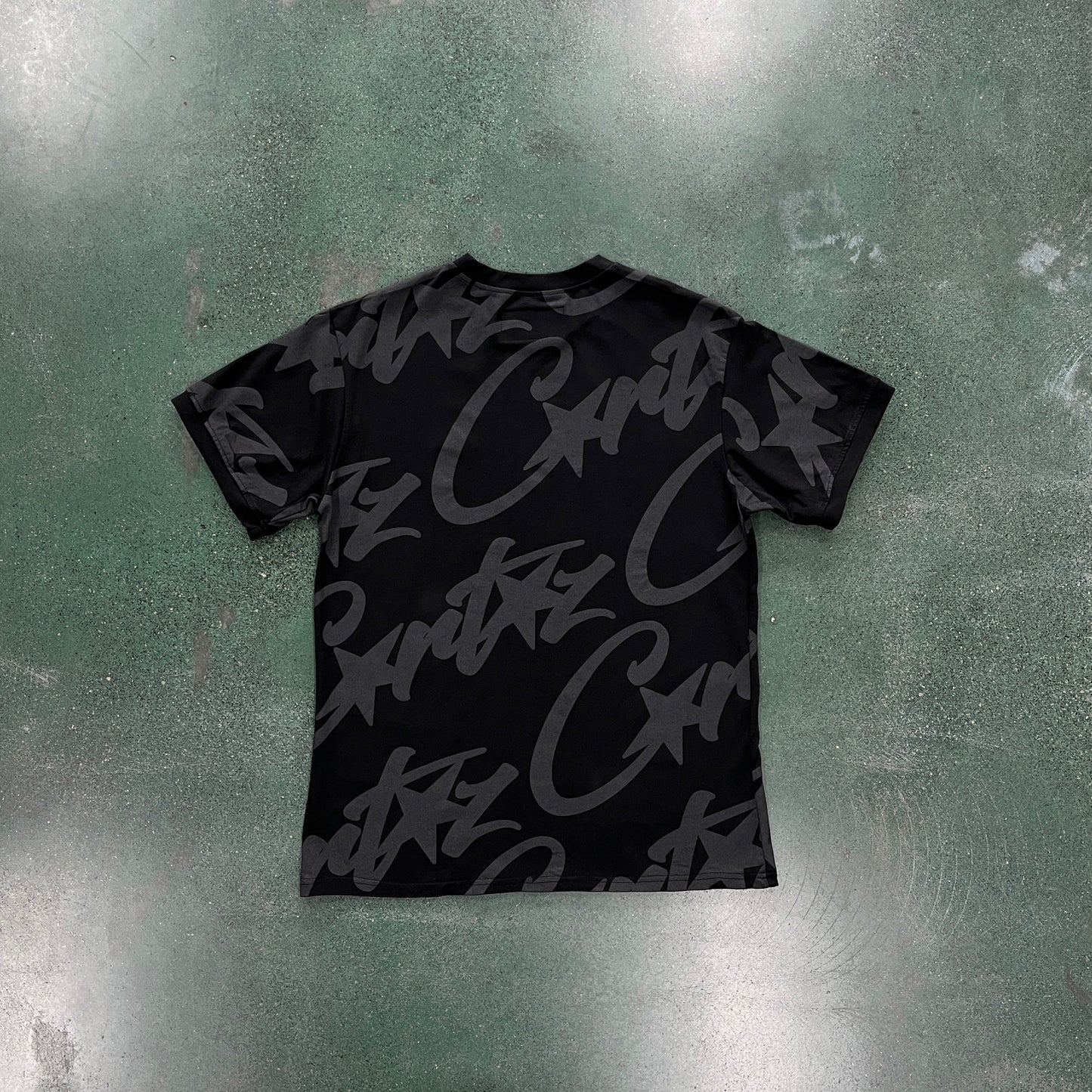 Black Alcatraz Full Print Tee