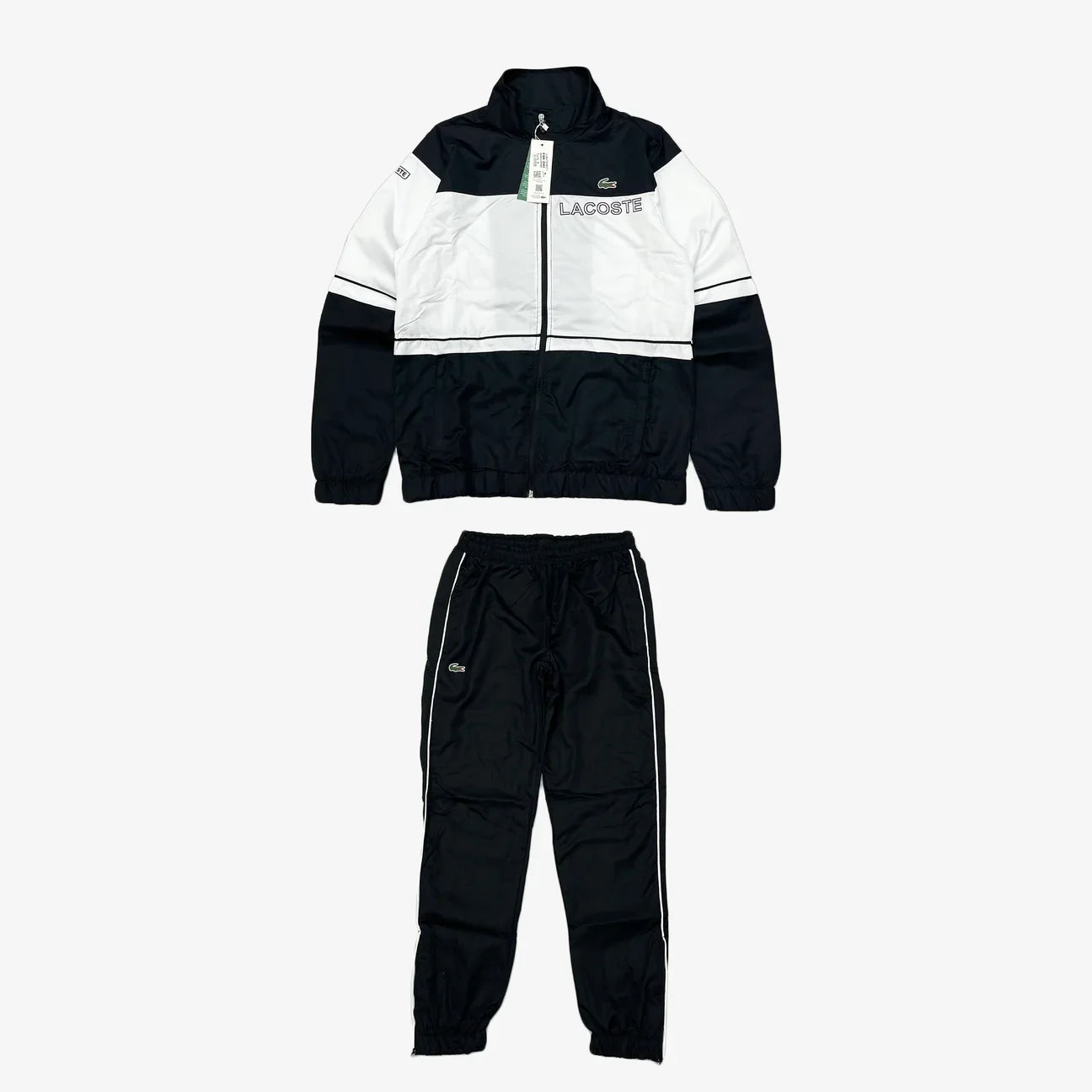 Lacoste Black & White Mid Tracksuit