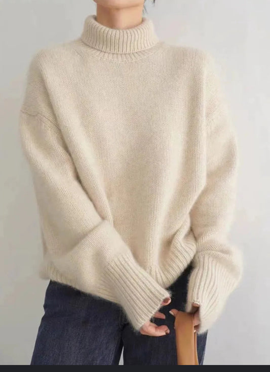 LINETTE | CASHMERE TURTLENECK SWEATER