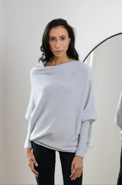 Asymmetrical Draped Sweater