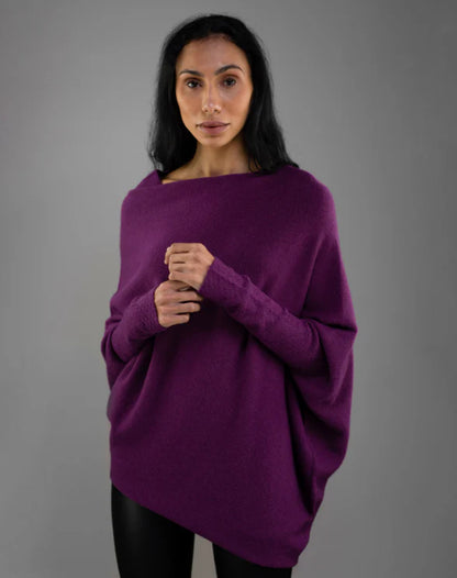 Asymmetrical Draped Sweater