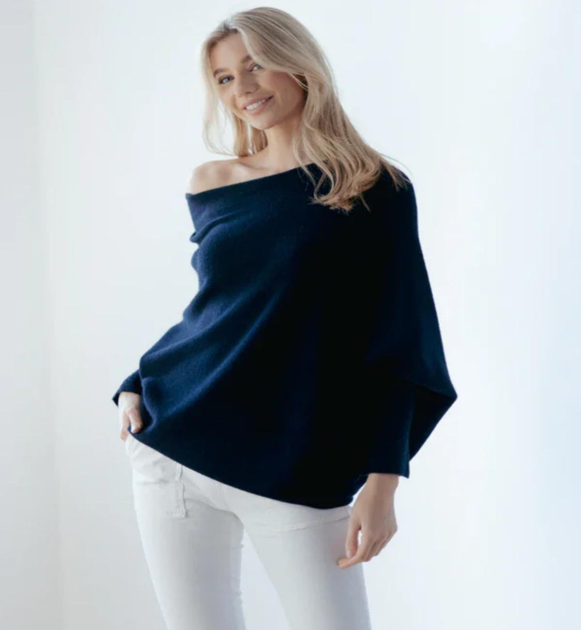 Asymmetrical Draped Sweater