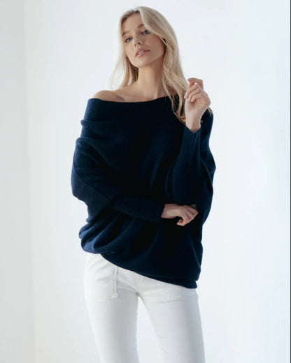 Asymmetrical Draped Sweater