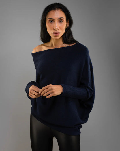 Asymmetrical Draped Sweater