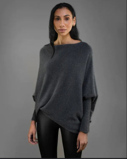 Asymmetrical Draped Sweater