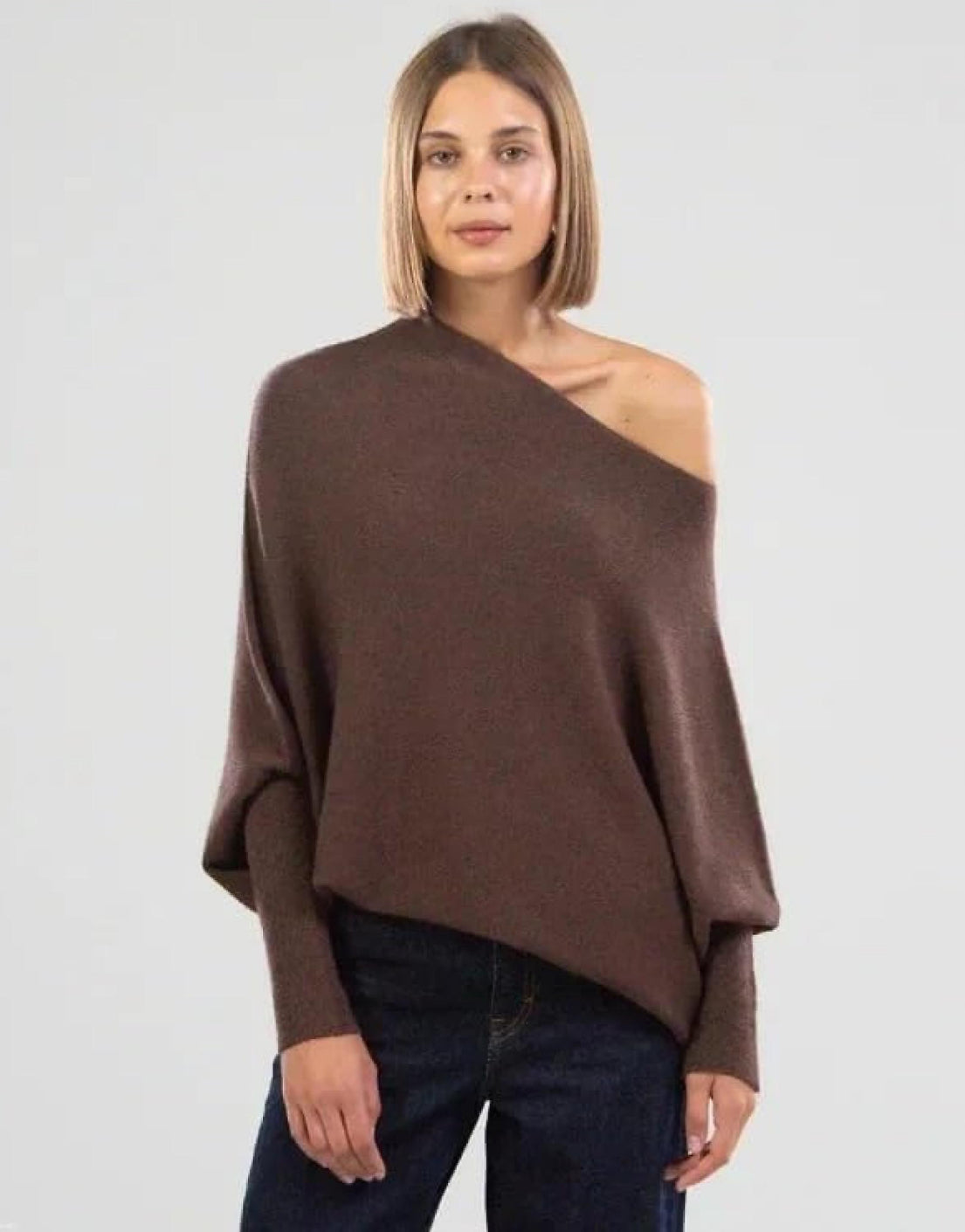 Asymmetrical Draped Sweater