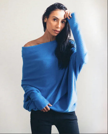 Asymmetrical Draped Sweater