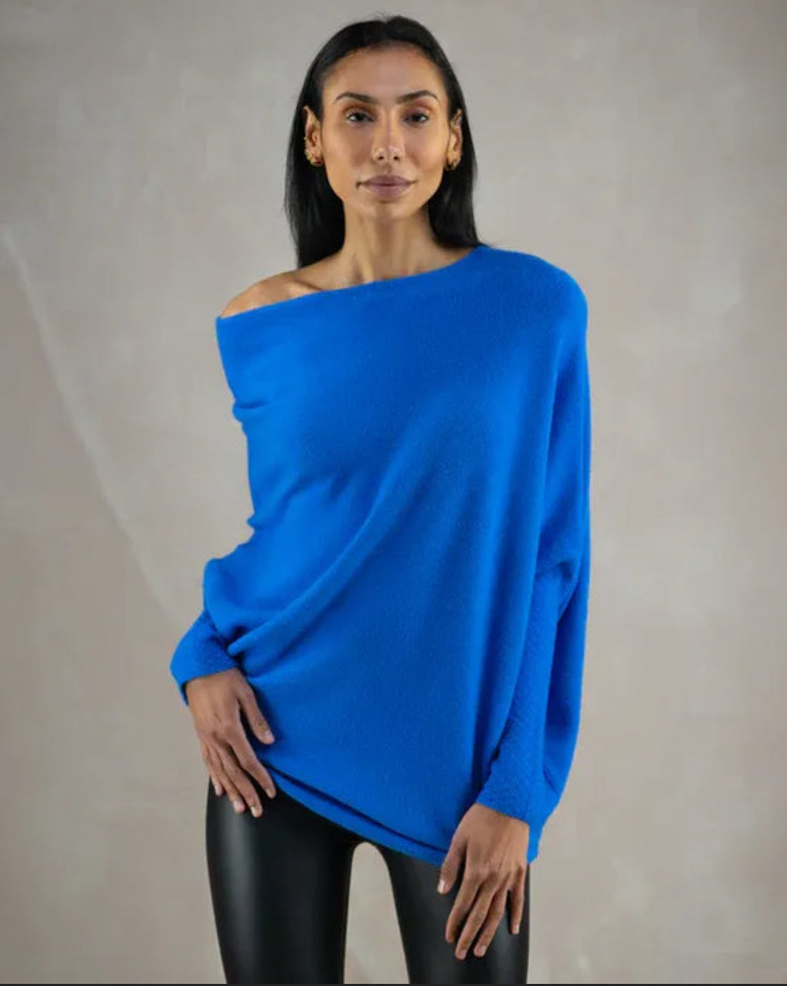 Asymmetrical Draped Sweater