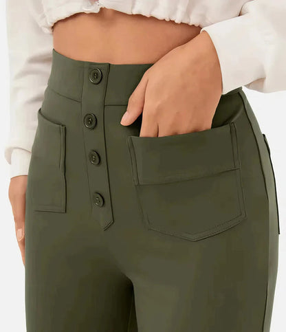 Pants with high waist