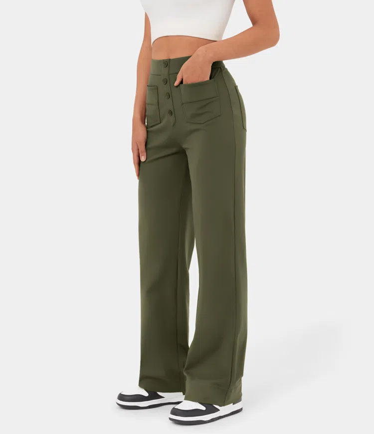 Pants with high waist