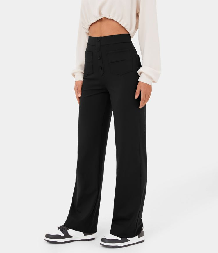 Pants with high waist