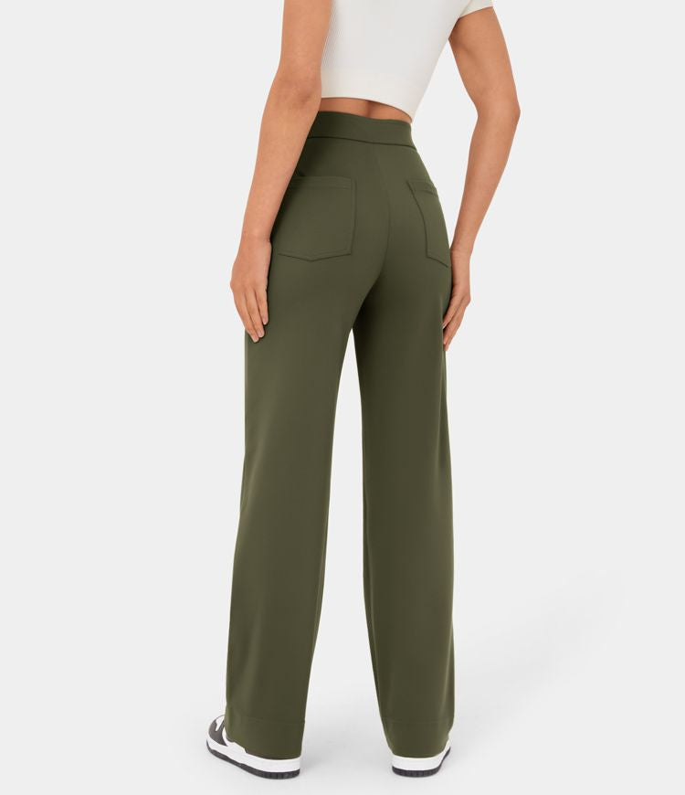 Pants with high waist