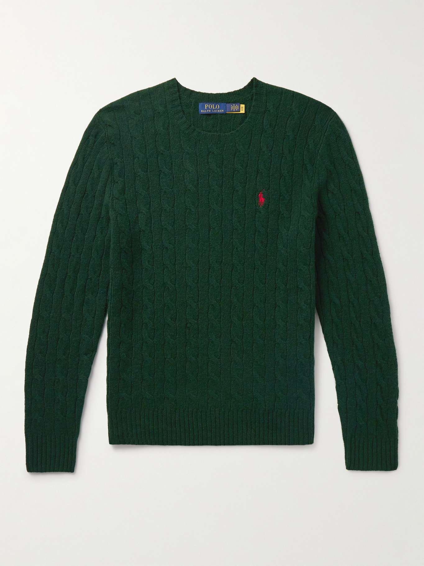 Ralph Lauren Polo Cable-Knit Wool-Cashmere Sweaters