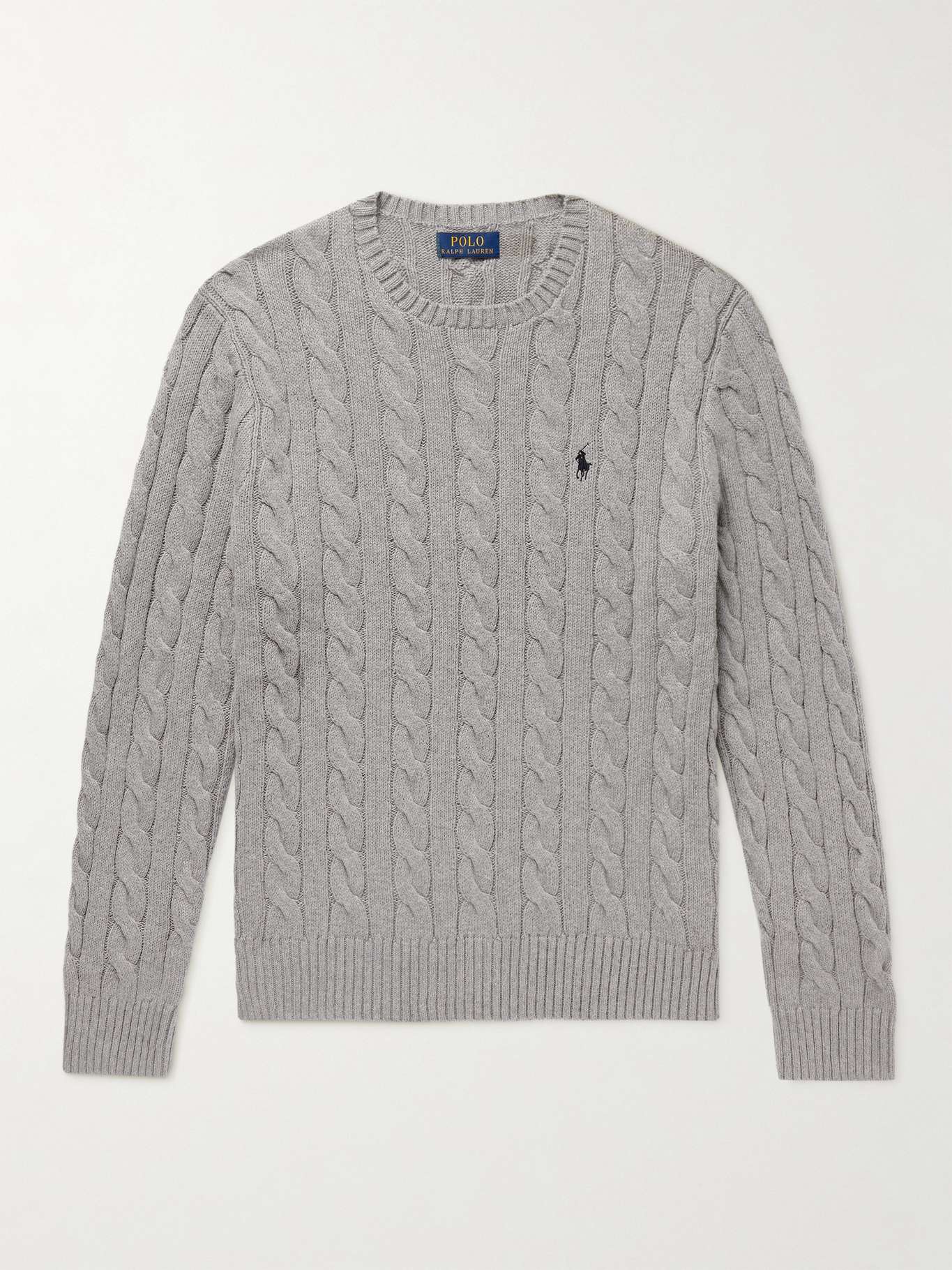 Ralph Lauren Polo Cable-Knit Wool-Cashmere Sweaters