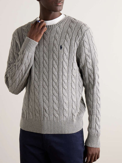 Ralph Lauren Polo Cable-Knit Wool-Cashmere Sweaters