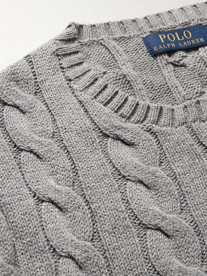 Ralph Lauren Polo Cable-Knit Wool-Cashmere Sweaters