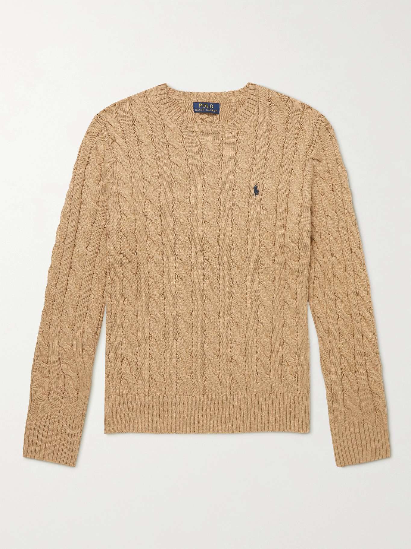 Ralph Lauren Polo Cable-Knit Wool-Cashmere Sweaters