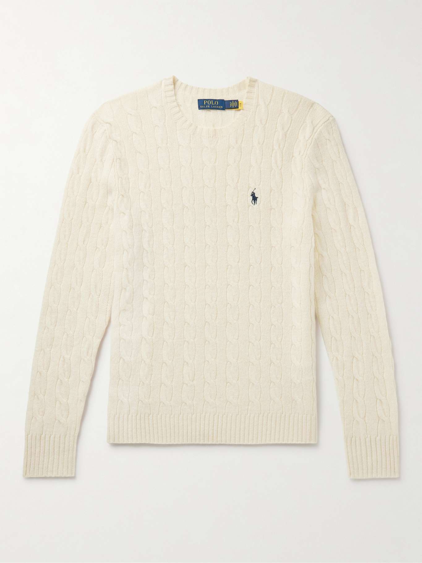 Ralph Lauren Polo Cable-Knit Wool-Cashmere Sweaters