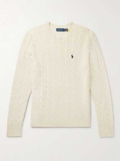 Ralph Lauren Polo Cable-Knit Wool-Cashmere Sweaters