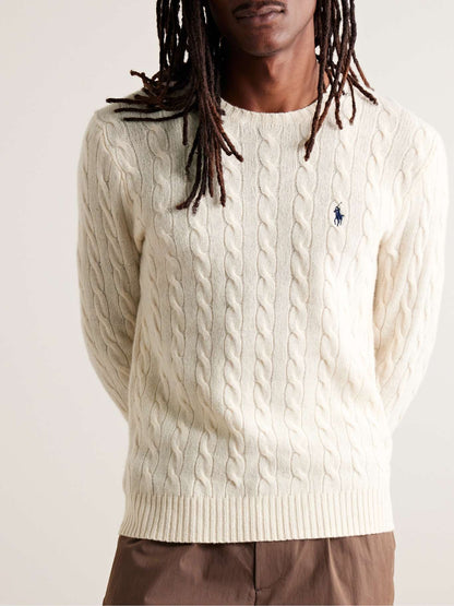 Ralph Lauren Polo Cable-Knit Wool-Cashmere Sweaters