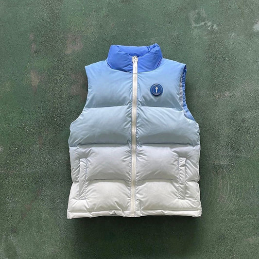 Trapstar London Irongate T Badge Vest-Ice Blue Gradient