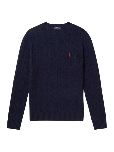 Ralph Lauren Polo Cable-Knit Wool-Cashmere Sweaters